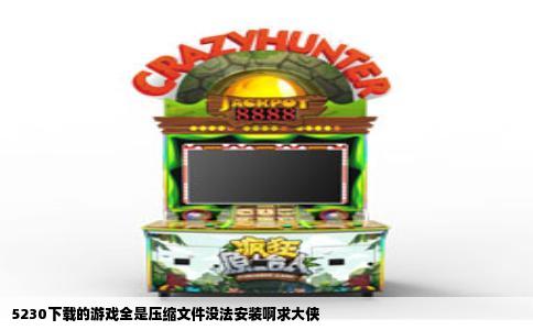 5230下载的游戏全是压缩文件没法安装啊求大侠