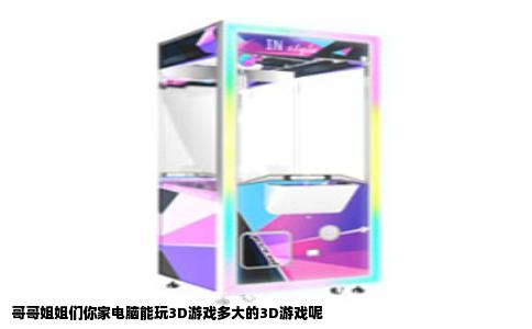 哥哥姐姐们你家电脑能玩3D游戏多大的3D游戏呢