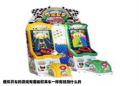 模拟开车的游戏有哪些和真车一样有挂挡什么的