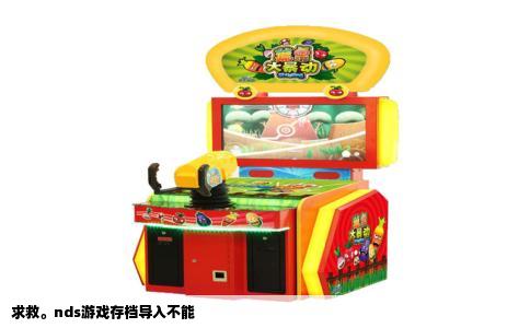 求救。nds游戏存档导入不能