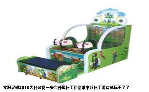 实况足球2010为什么我一安完升级补丁和德甲中超补丁游戏就玩不了了