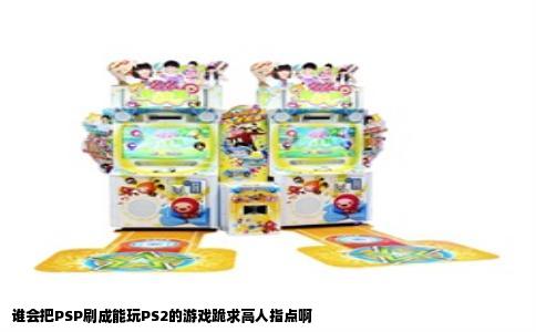 谁会把PSP刷成能玩PS2的游戏跪求高人指点啊