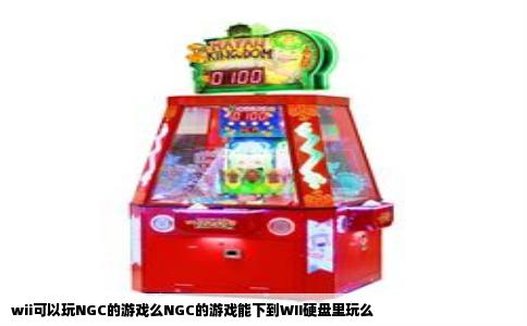 wii可以玩NGC的游戏么NGC的游戏能下到WII硬盘里玩么