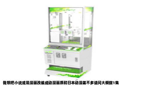我想把小说或是漫画改编成动漫画质和日本动漫差不多请问大概做1集