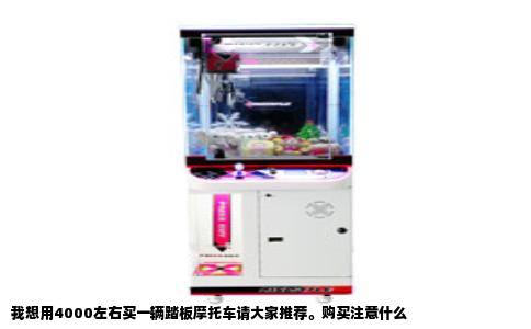 我想用4000左右买一辆踏板摩托车请大家推荐。购买注意什么