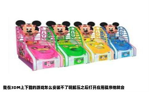 我在3DM上下载的游戏怎么安装不了啊解压之后打开应用程序他就会