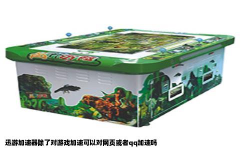 迅游加速器除了对游戏加速可以对网页或者qq加速吗