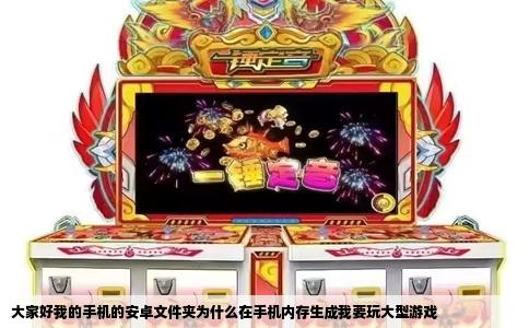 大家好我的手机的安卓文件夹为什么在手机内存生成我要玩大型游戏