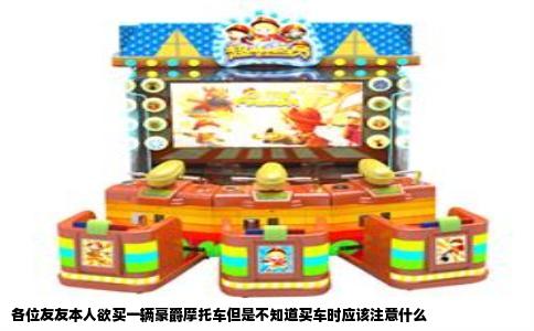 各位友友本人欲买一辆豪爵摩托车但是不知道买车时应该注意什么