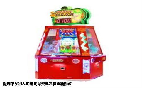 魔域中买别人的游戏号资料怎样重新修改