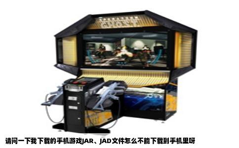 请问一下我下载的手机游戏JAR、JAD文件怎么不能下载到手机里呀