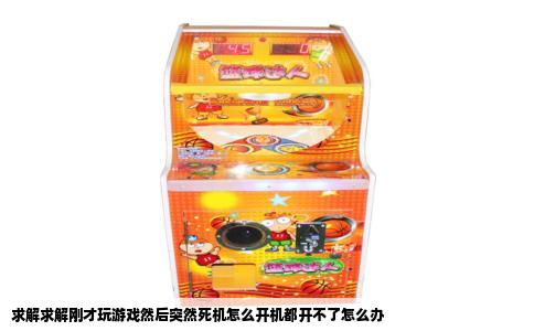 求解求解刚才玩游戏然后突然死机怎么开机都开不了怎么办