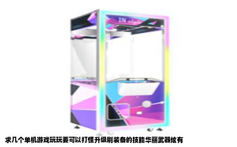 求几个单机游戏玩玩要可以打怪升级刷装备的技能华丽武器炫有