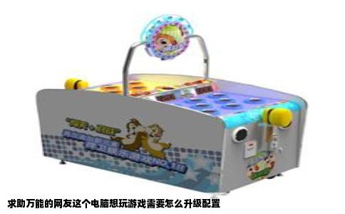 求助万能的网友这个电脑想玩游戏需要怎么升级配置