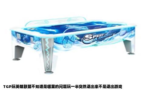 TGP玩英雄联盟不知道是哪里的问题玩一半突然退出来不是退出游戏