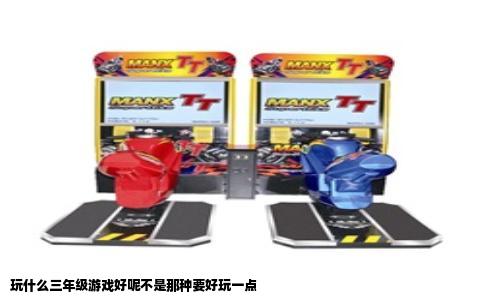 玩什么三年级游戏好呢不是那种要好玩一点