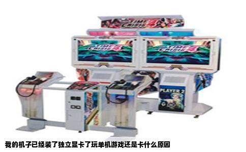 我的机子已经装了独立显卡了玩单机游戏还是卡什么原因