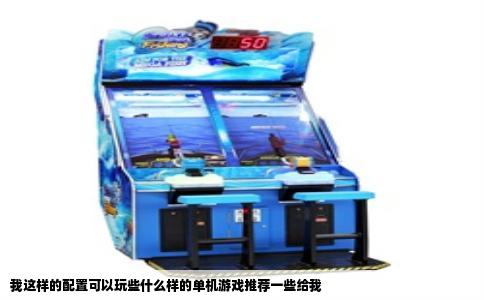 我这样的配置可以玩些什么样的单机游戏推荐一些给我