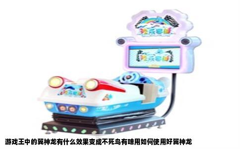 游戏王中的翼神龙有什么效果变成不死鸟有啥用如何使用好翼神龙